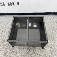 Gray Metal Table image 2